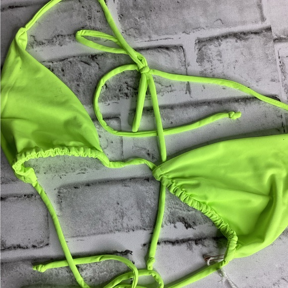 Good America Tiny Ties Triangle Bikini Top size 0 - Picture 4 of 5